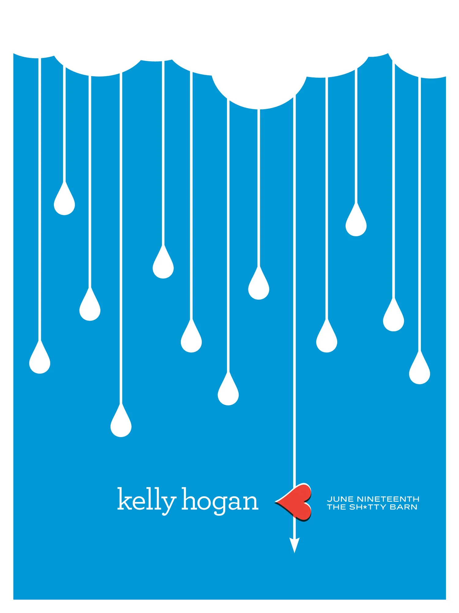 Shitty Barn Sessions — Kelly Hogan Poster
