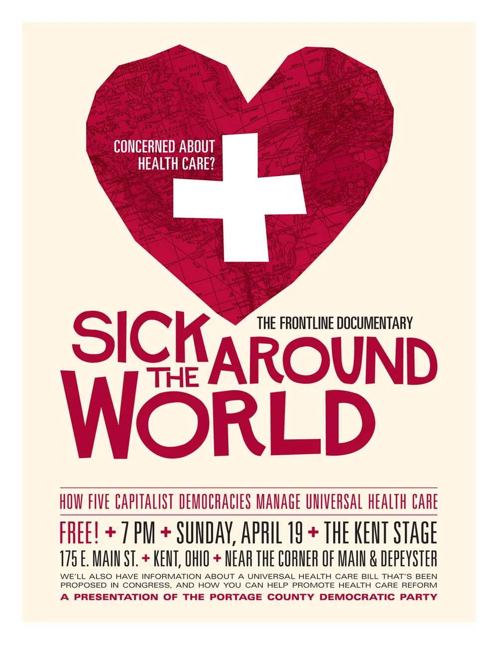 Sick Around the World Poster — Northcoast Zeitgeist | The Studio of Joseph  Hughes