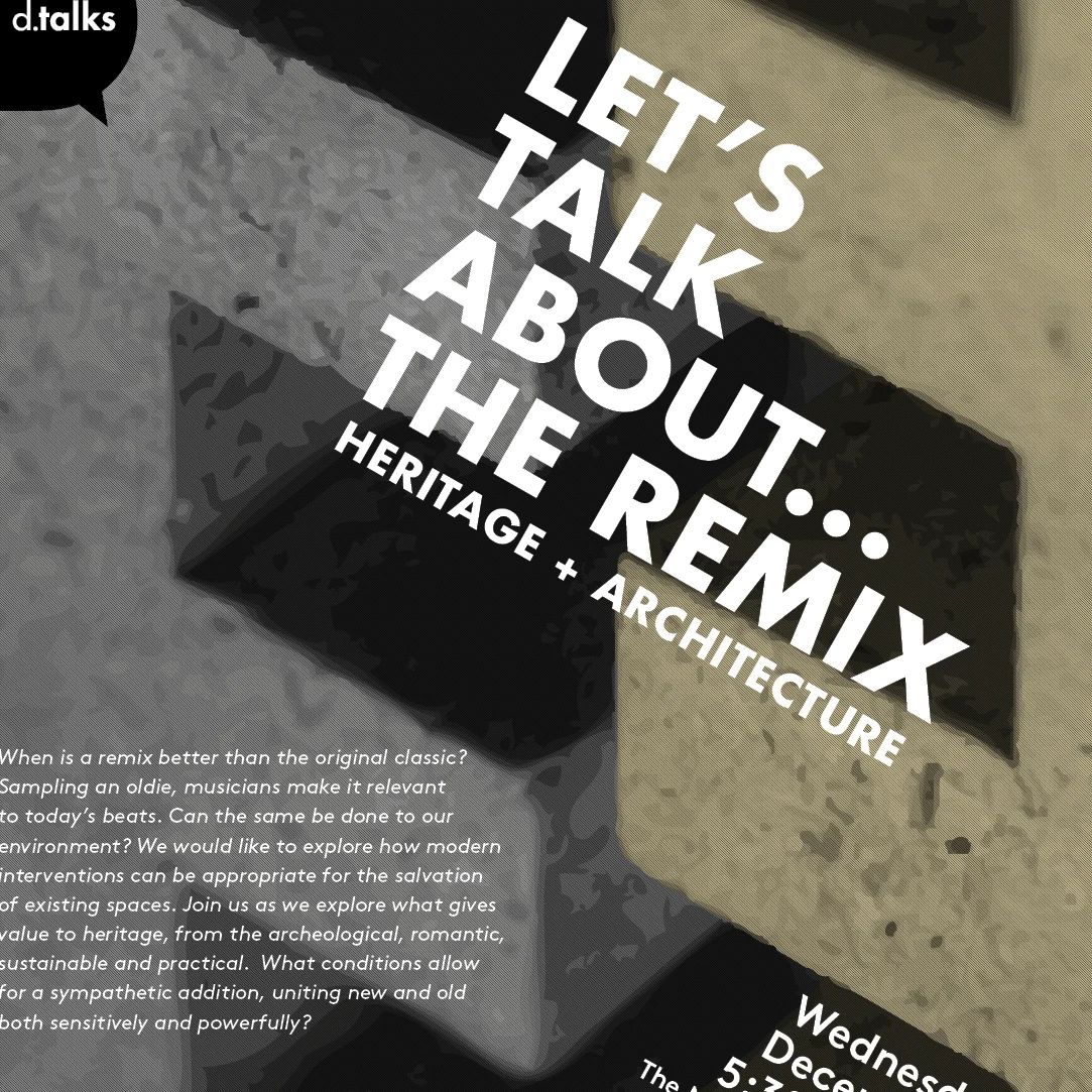 Let's talk about...remix (poster: Alex Ferko)