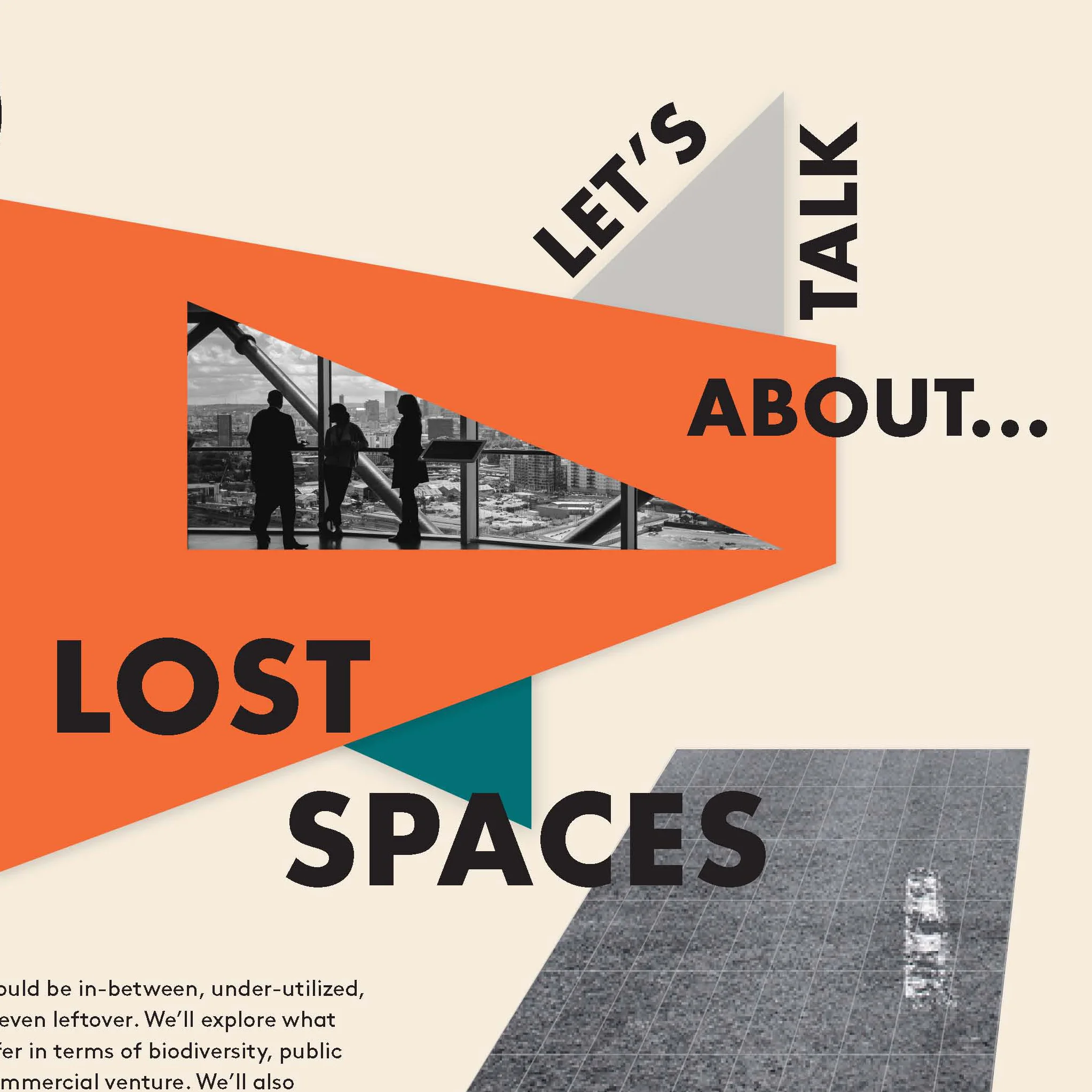 Let's talk about...lost spaces (poster: Alex Ferko)