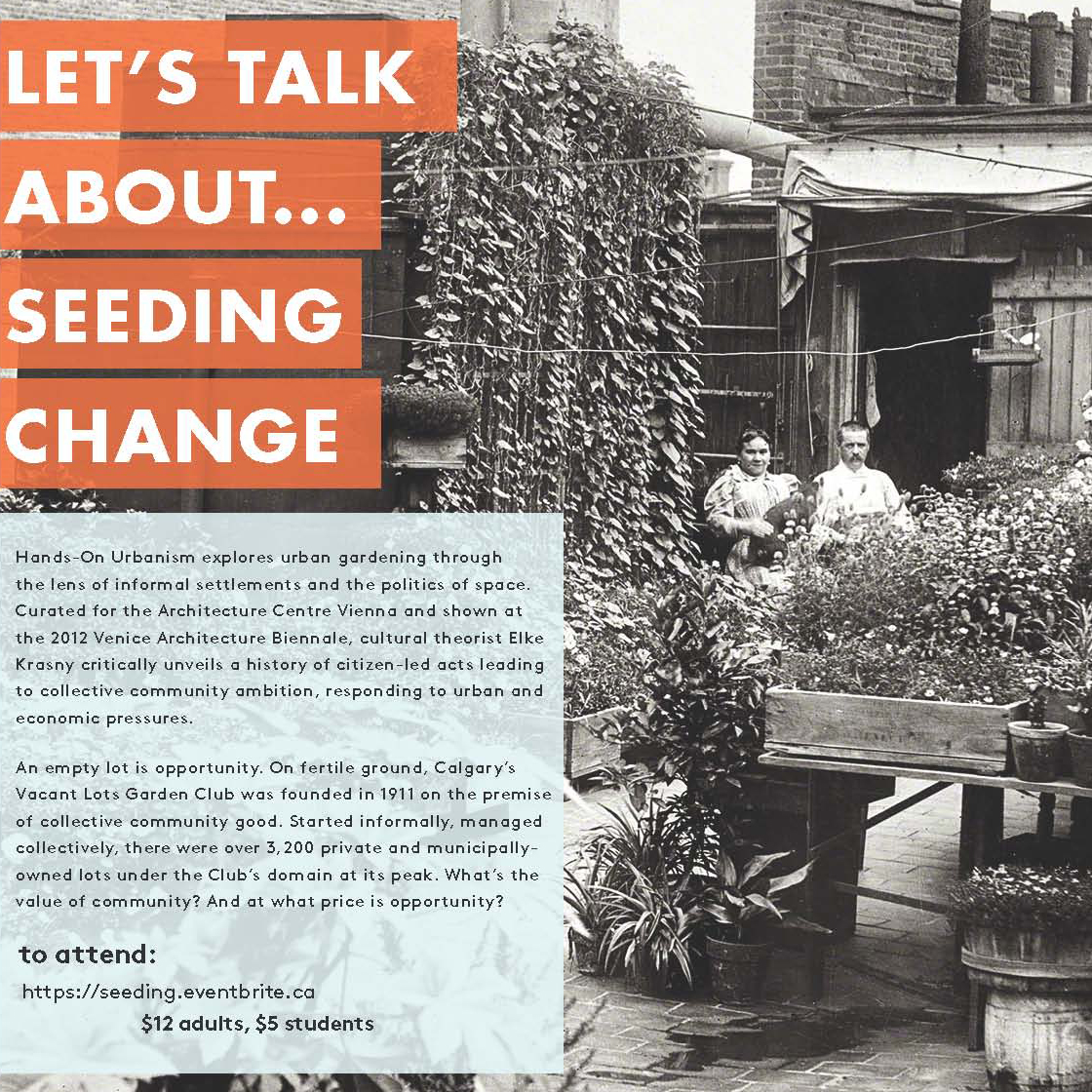 Let's talk about...seeding change (poster: Alex Ferko)