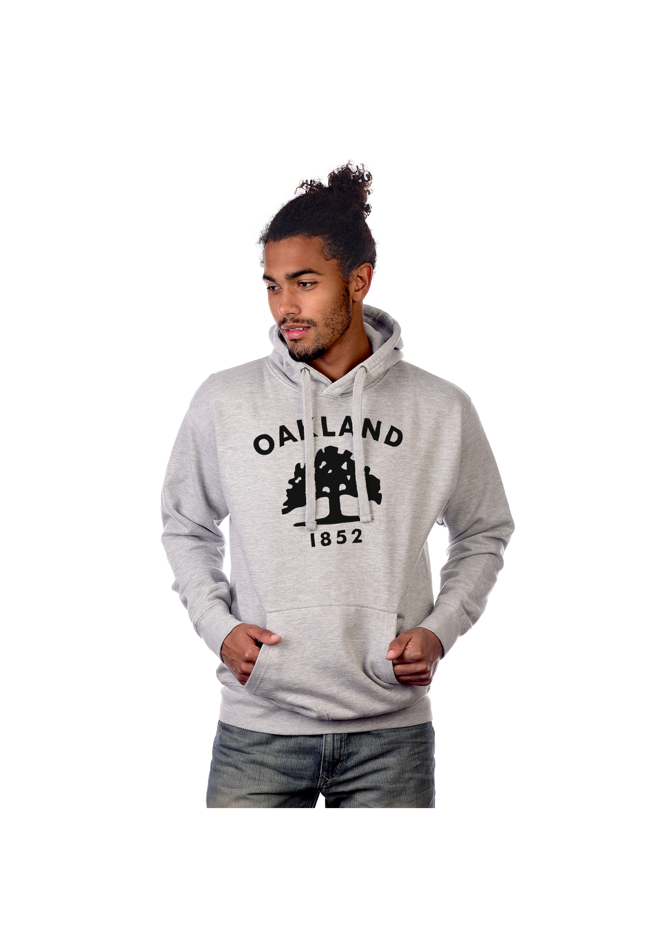 Sky Oak Co_OAKLAND_Flag_banner_Since_1852_unisex_hoodie_grey_model.png