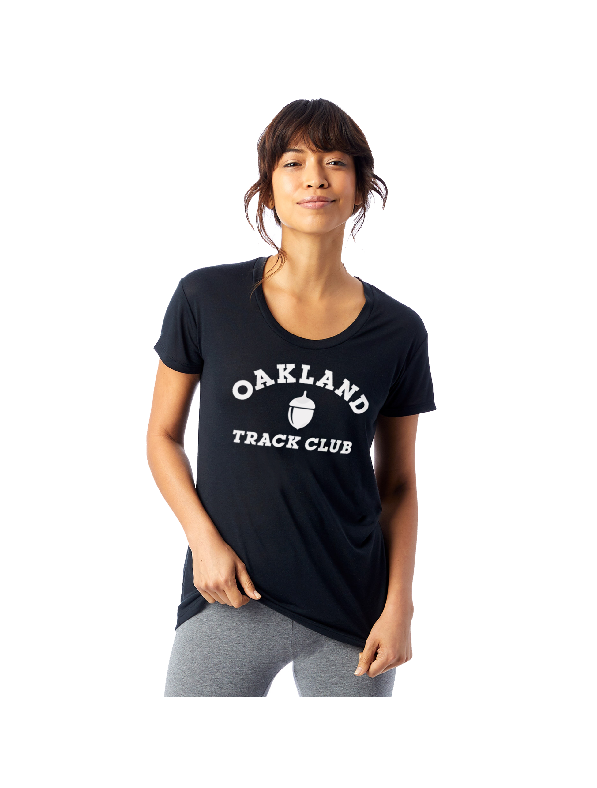 Sky_Oak_Co_Oakland_Track_Club_black_scoop_tee_womens_model_front_cover.png