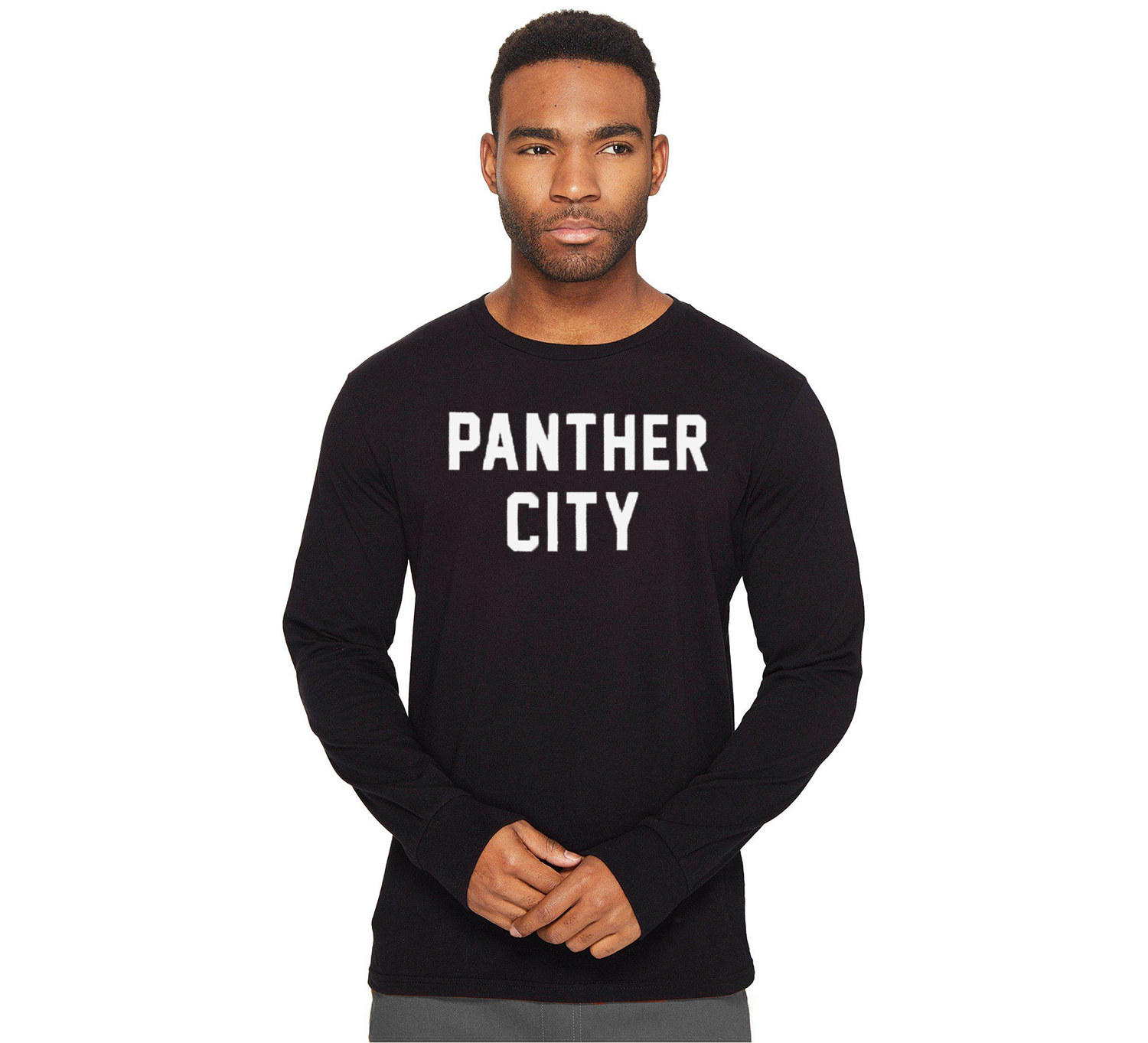 SKY OAK CO_Panther_City_long_sleeve_black_white_tee_model.png