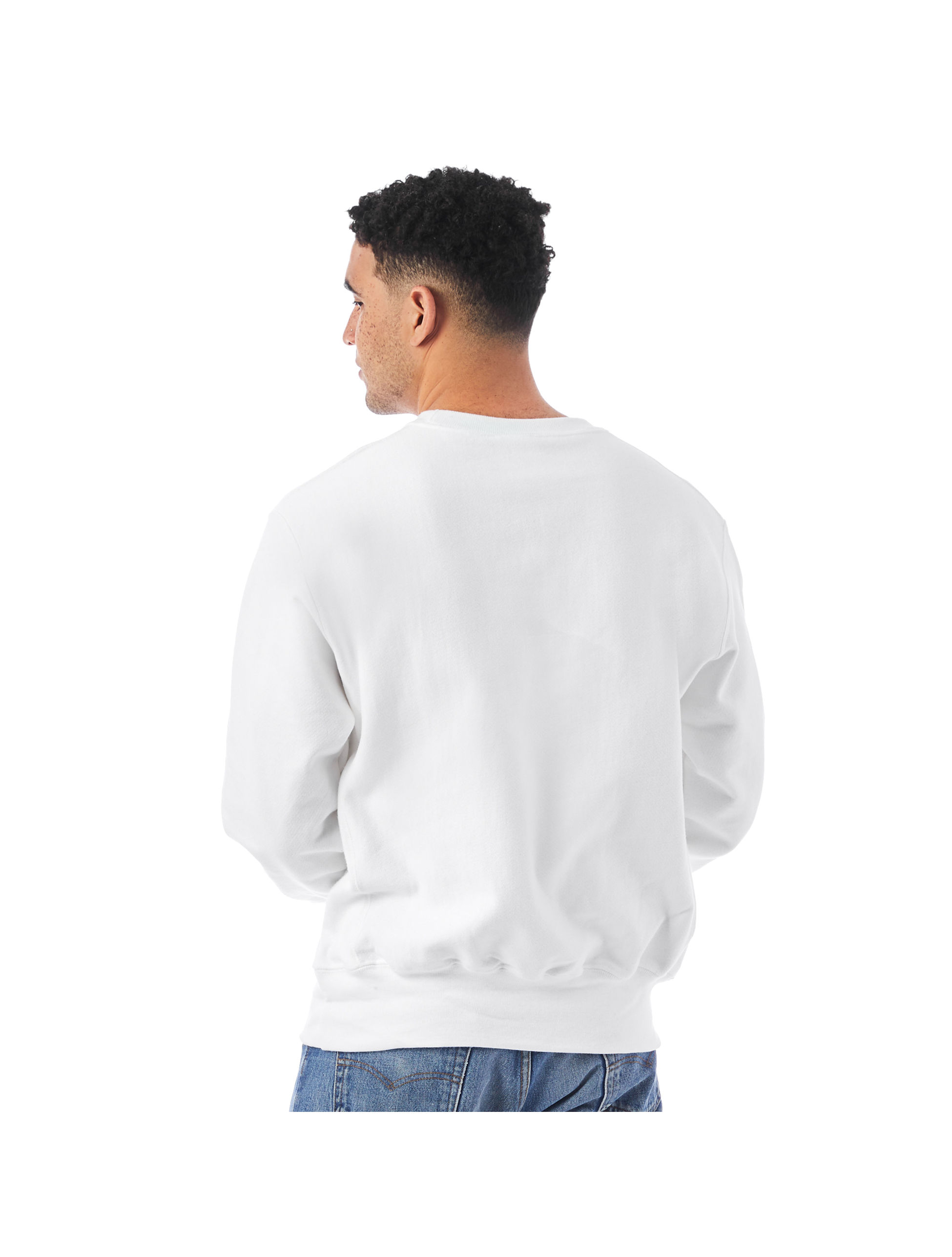 Sky Oak Co_THE BAY_Champion_white_reverse_weave_sweatshirt_men_model_back_cover.png