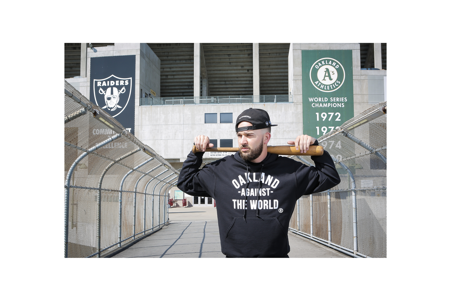 Oakland Against The World Classic Hoodie — SKY OAK
