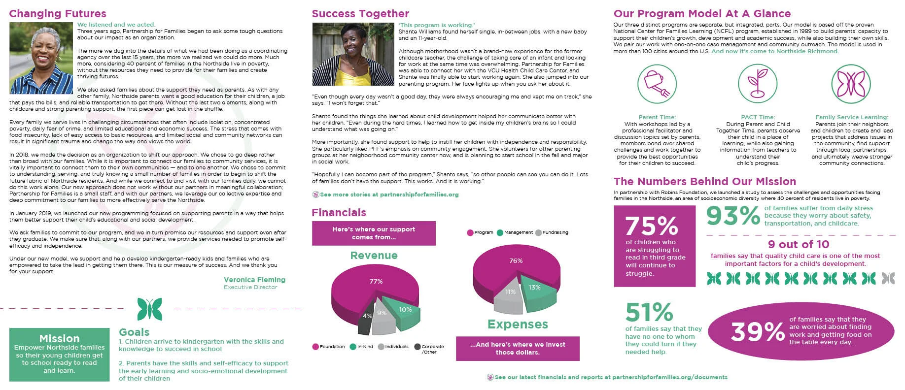 Partnership For Families Annual Report