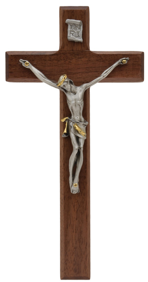  ACHIBANG Crucifix Wall Cross, Catholic Wooden Crosses with  Jesus Christ for Wall Decor, 10 Inch : Home & Kitchen