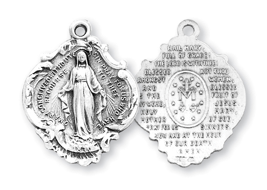 Hail Mary Miraculous Medal — Catholic Sacramentals