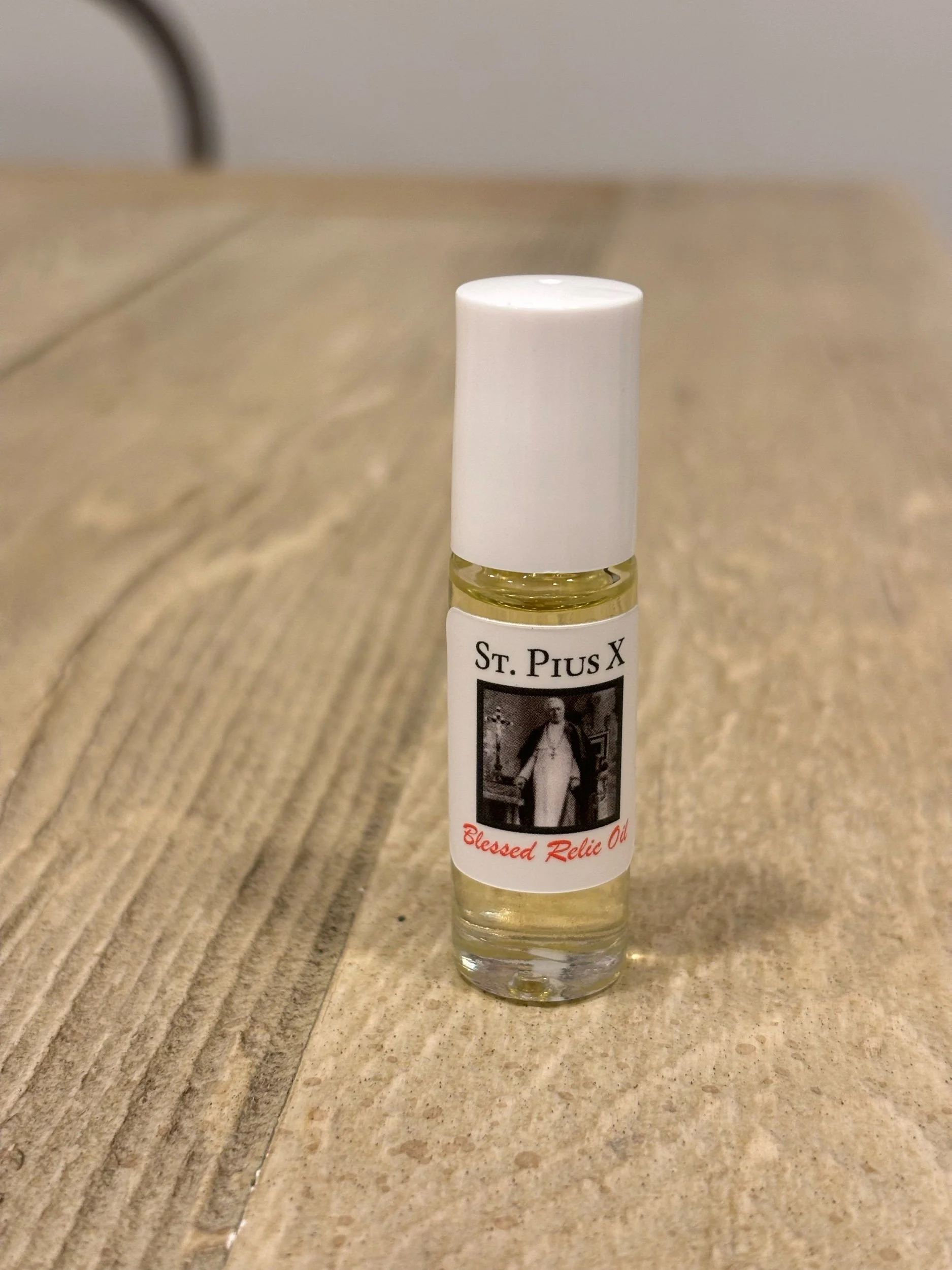 Relic Oil Of Saint Pius X Pope Confessor Catholic Sacramentals