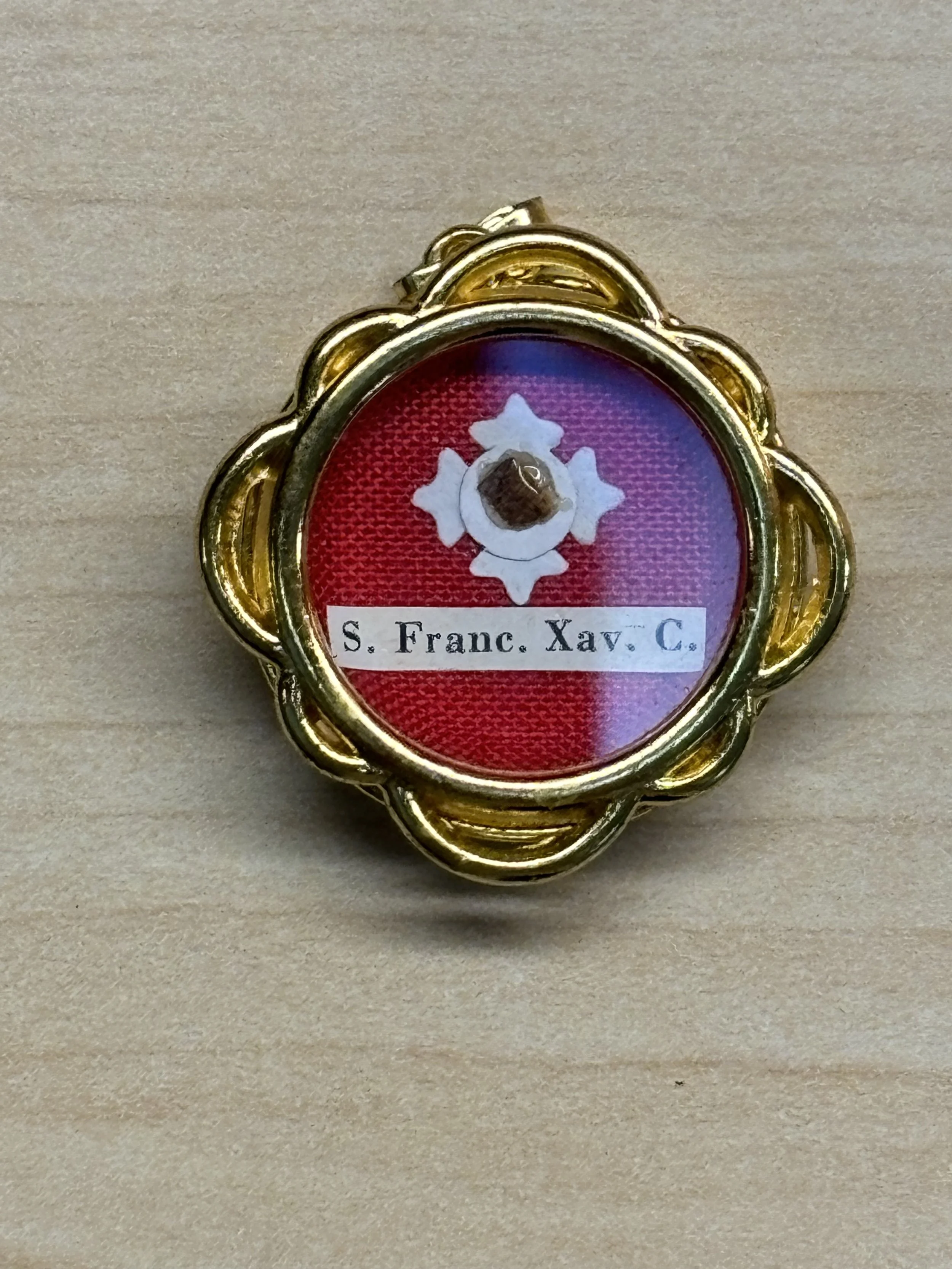 Relic Oil Of Saint Francis Xavier Priest Confessor Catholic