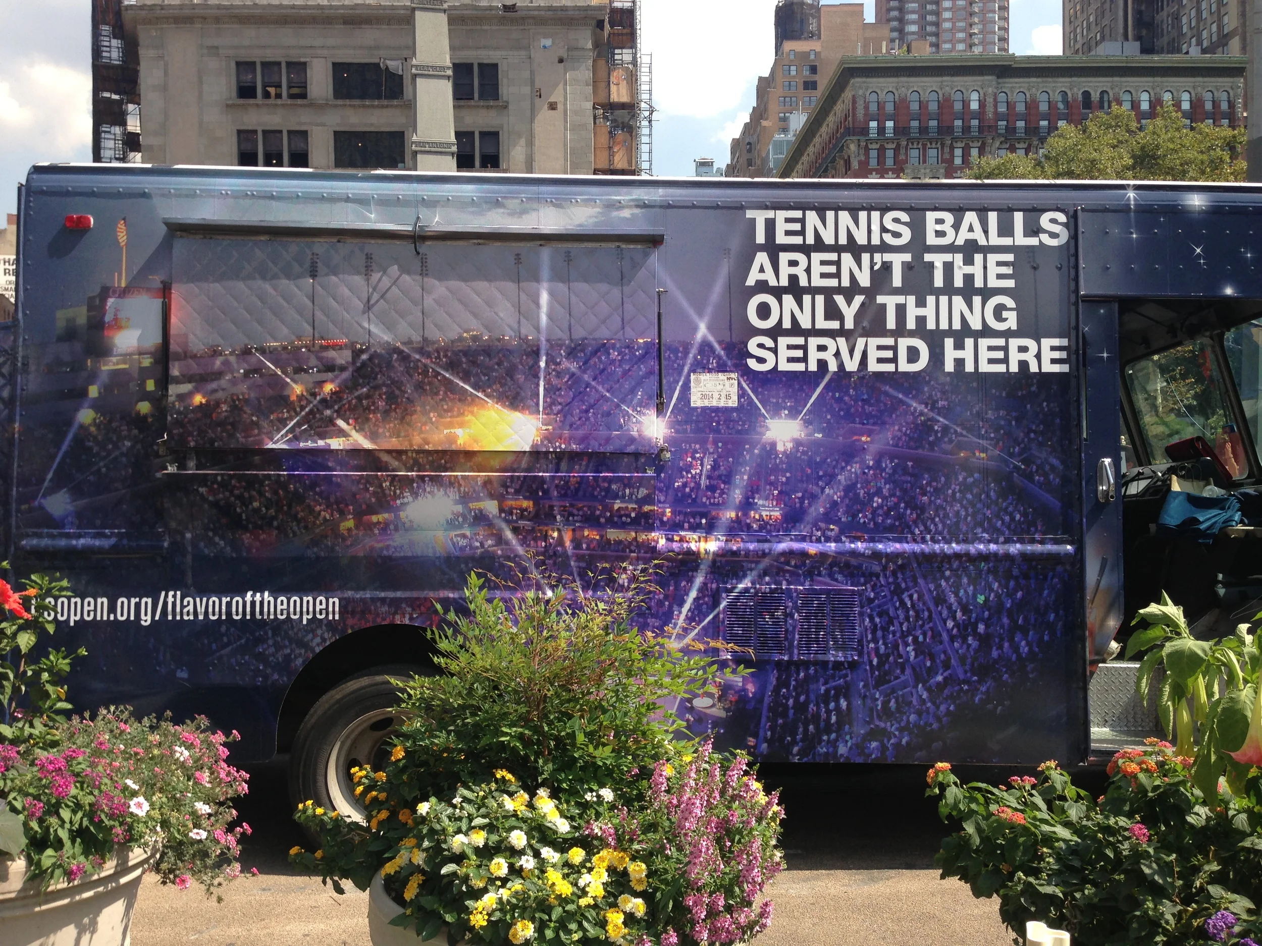 #FlavorOfTheOpen Food Truck