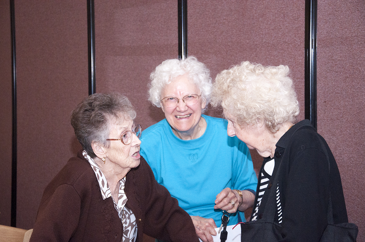 Betty Renford, Betty Laird, and Lillian Munson
