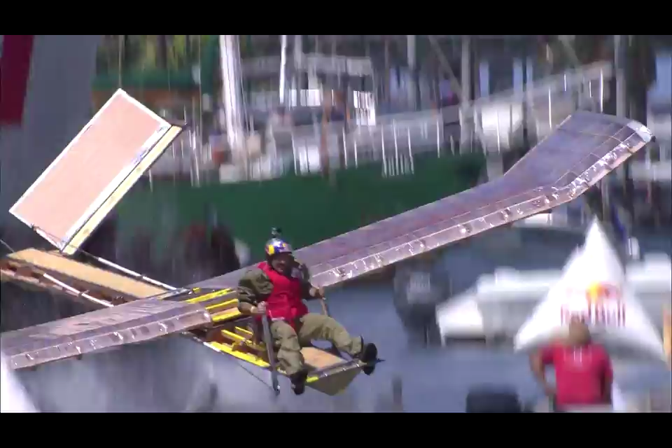 Aforementioned flying machine, mid-plummet