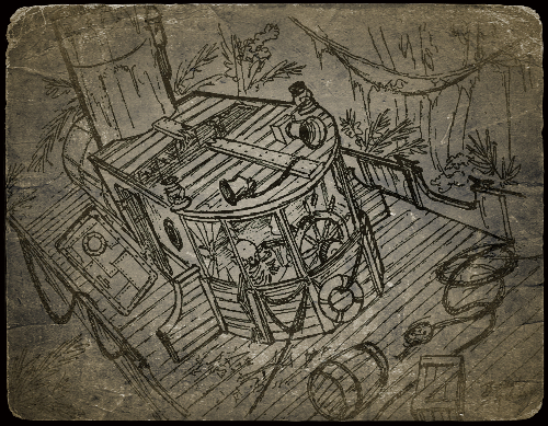 Luckily, the captain died long before the cannibals arrived. Luck is relative.