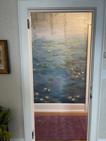 Water Lily inspired hallway 