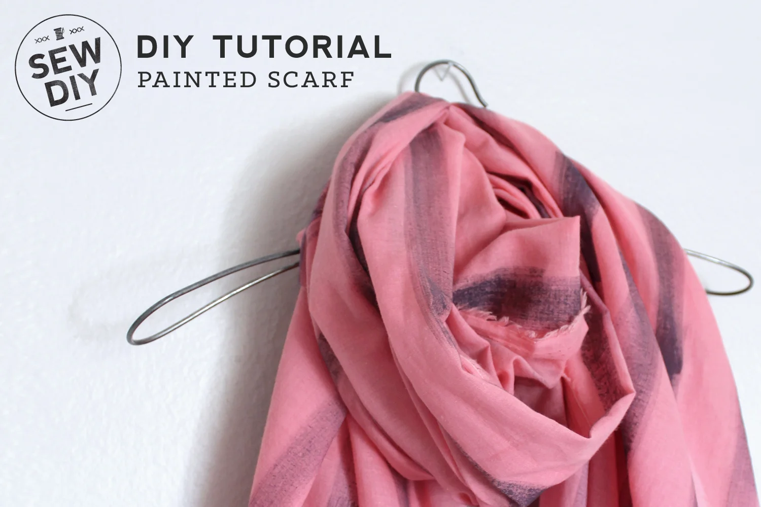 DIY Tutorial – Painted Scarf (Anthro Knock-off)
