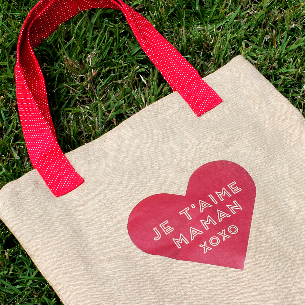 Mother's Day Tote Tutorial and Printable