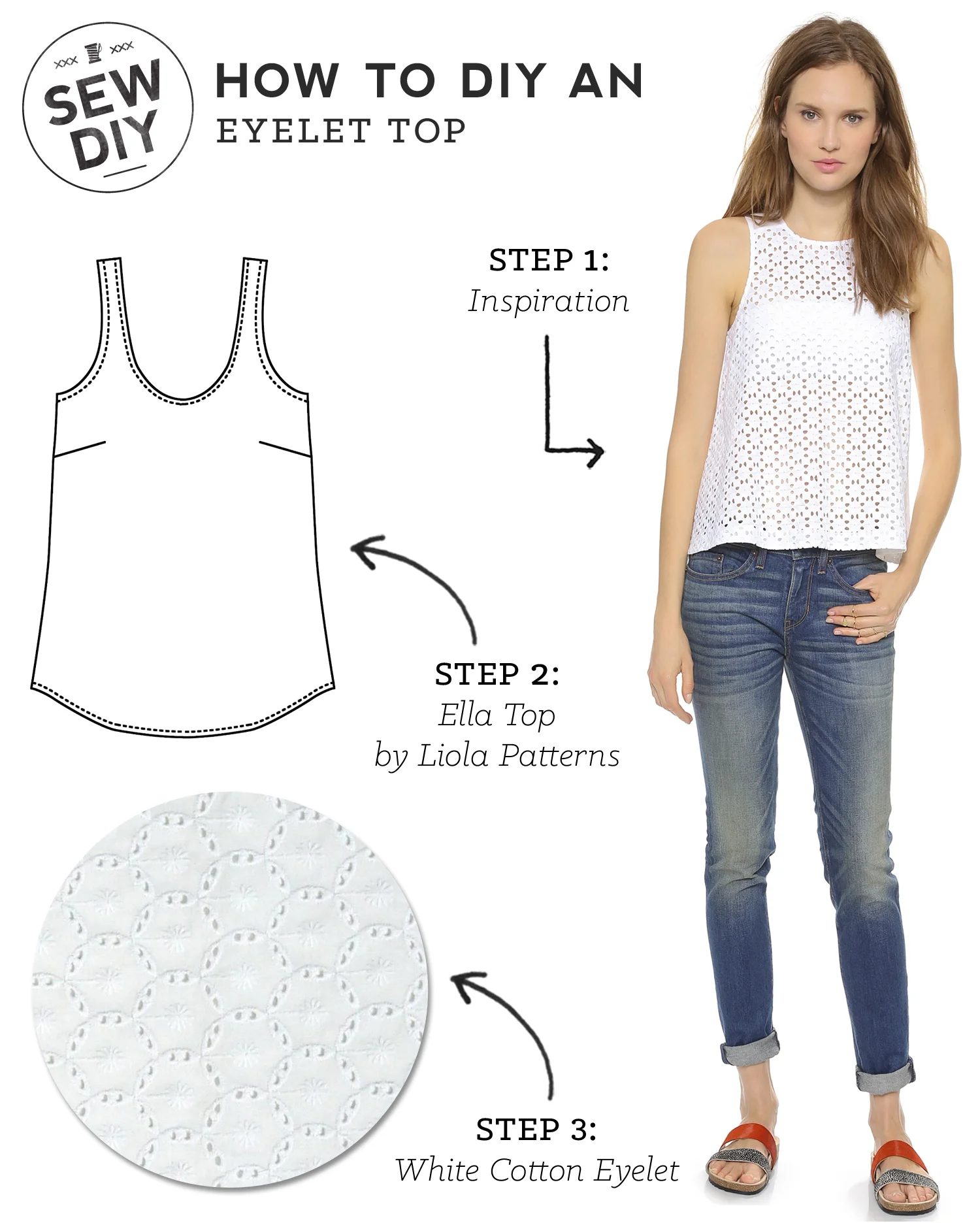 white sleeveless top outfit