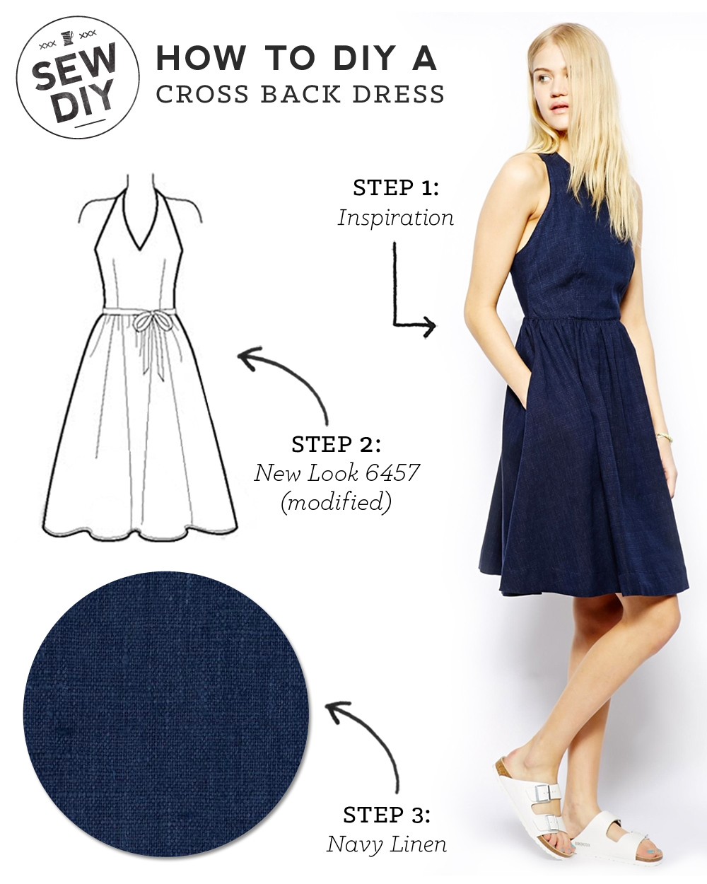 step by step diy dress patterns