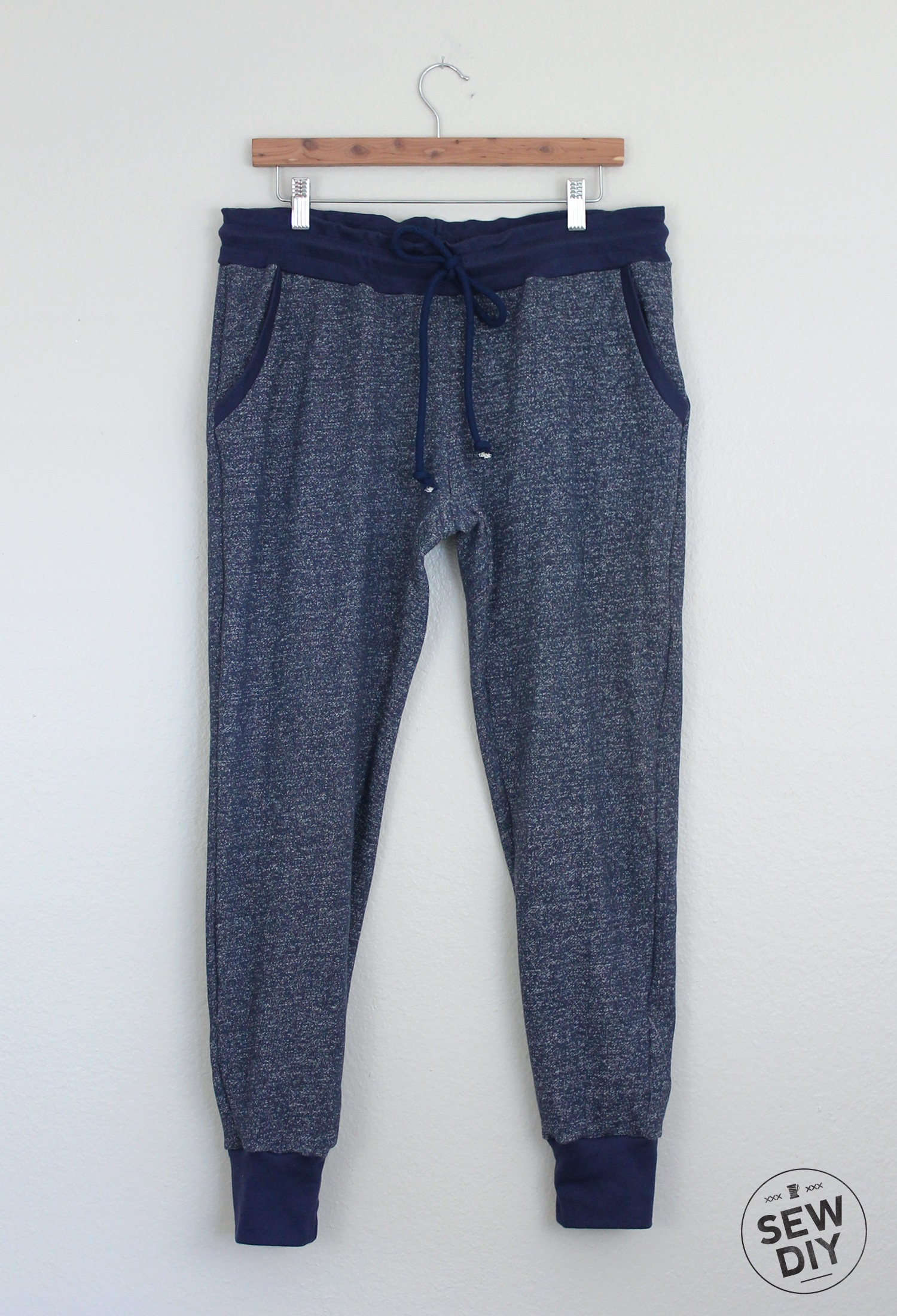 Mottled Blue Hudson Pants — Sew DIY