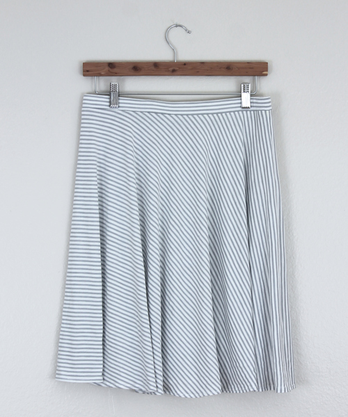 DIY Striped Knit Circle Skirt — Sew DIY