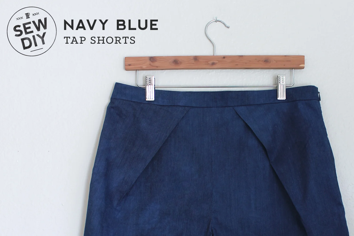 DIY Navy Blue Tap Shorts