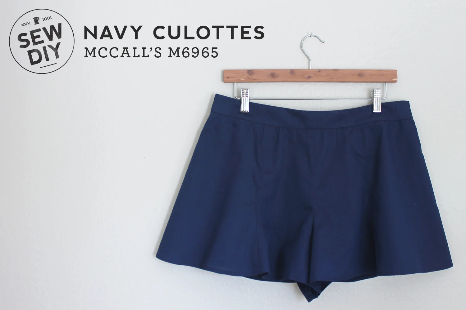 DIY Navy Culottes – McCall's M6965