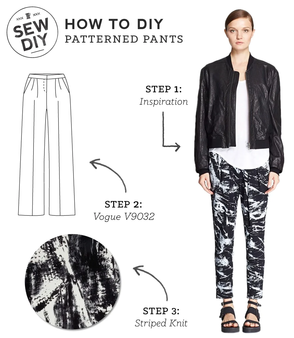DIY Outfit – Patterned Pants