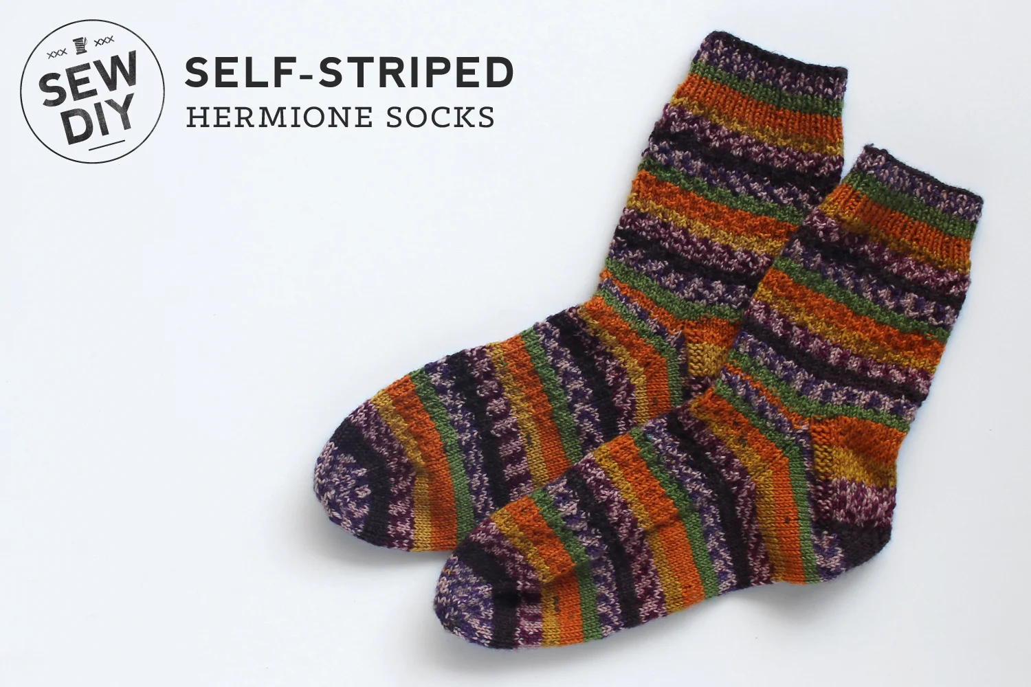 DIY Striped Hermione Socks