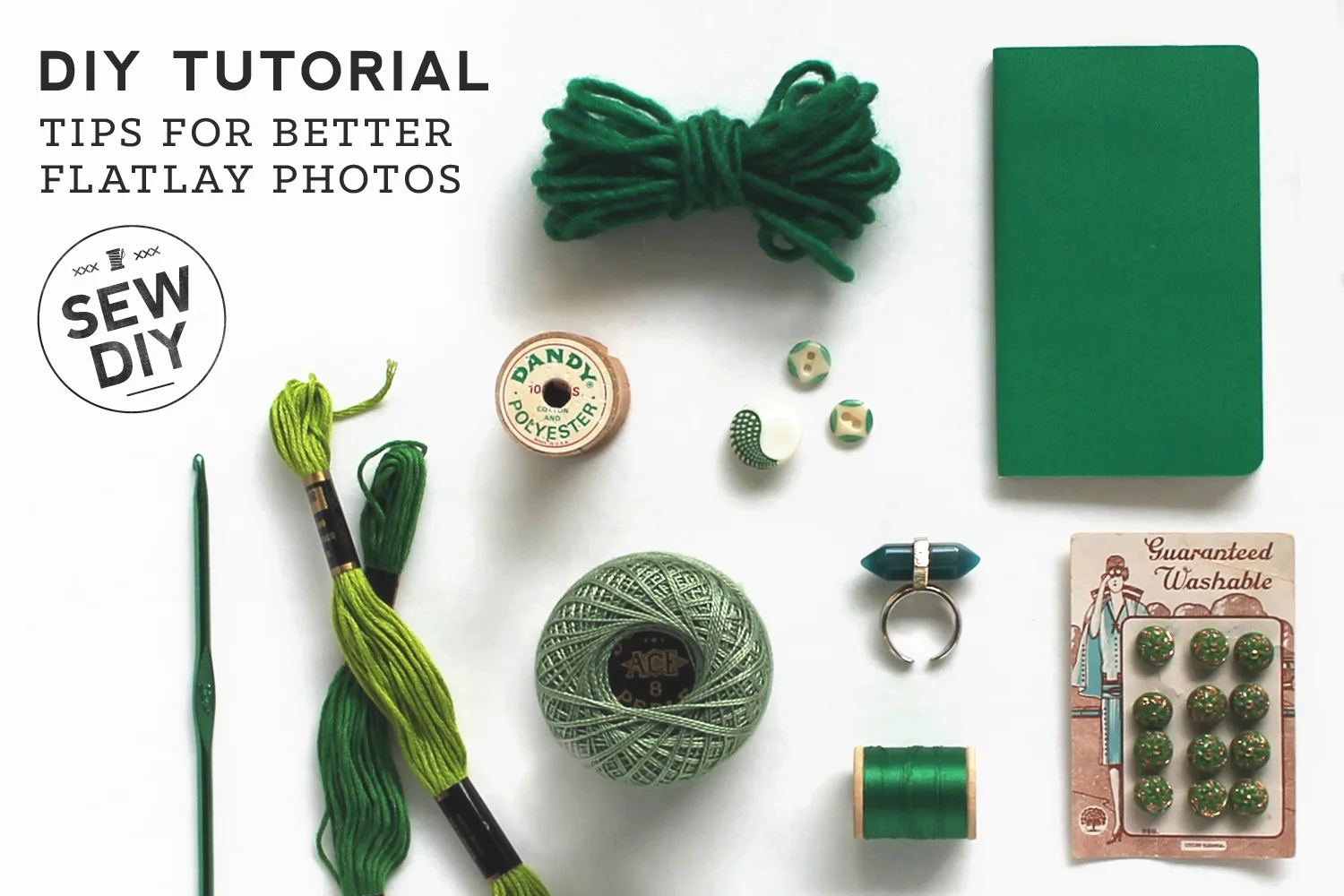 Tips for better flatlay photos