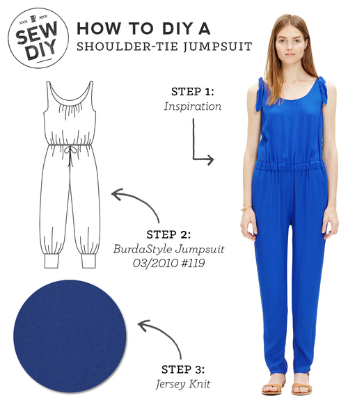 DIY Outfit – Shoulder-Tie Jumpsuit — Sew DIY