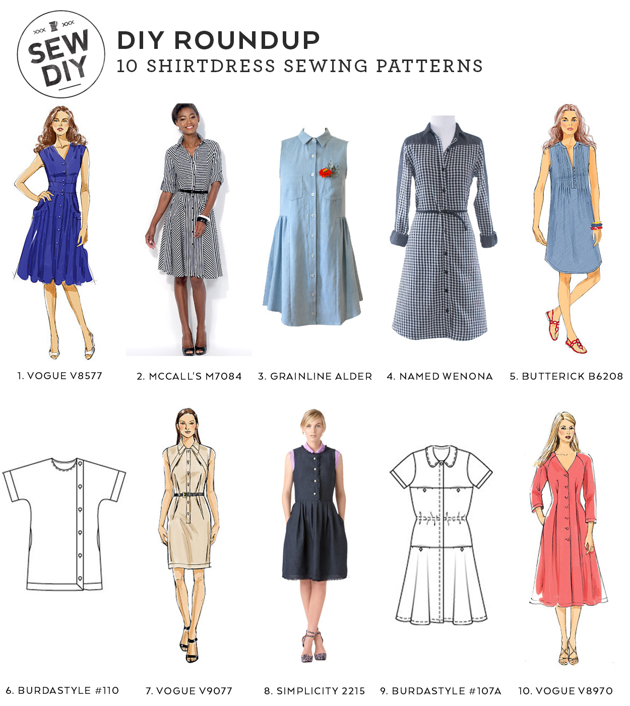 t shirt dress pattern simplicity