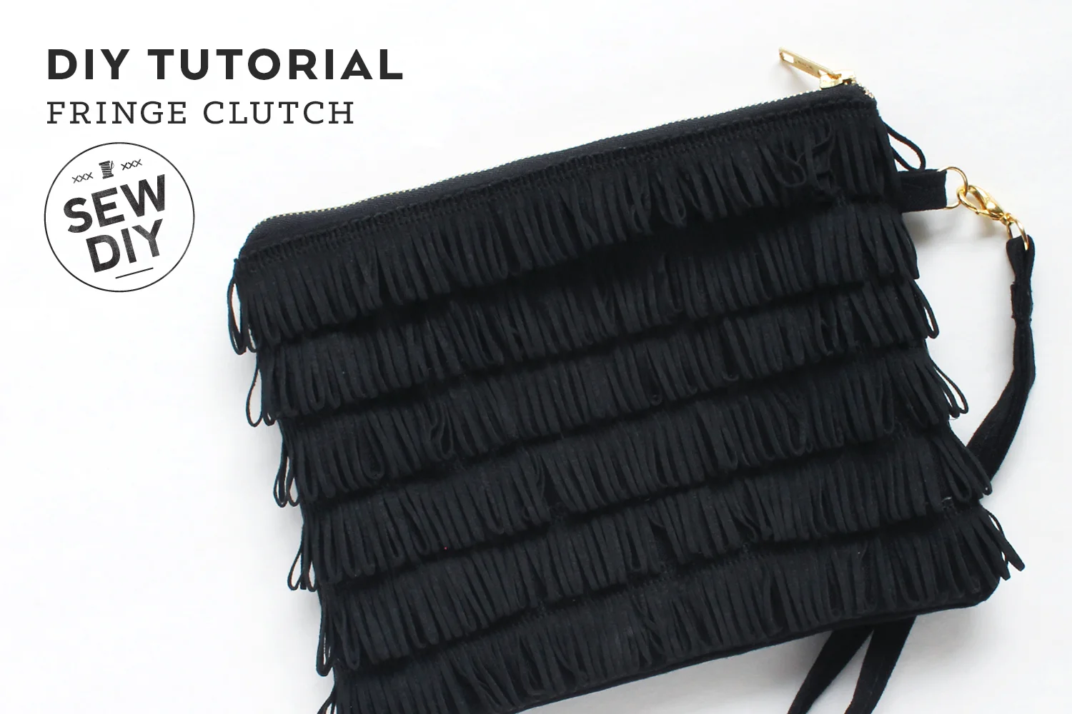 DIY Tutorial – Fringe Clutch
