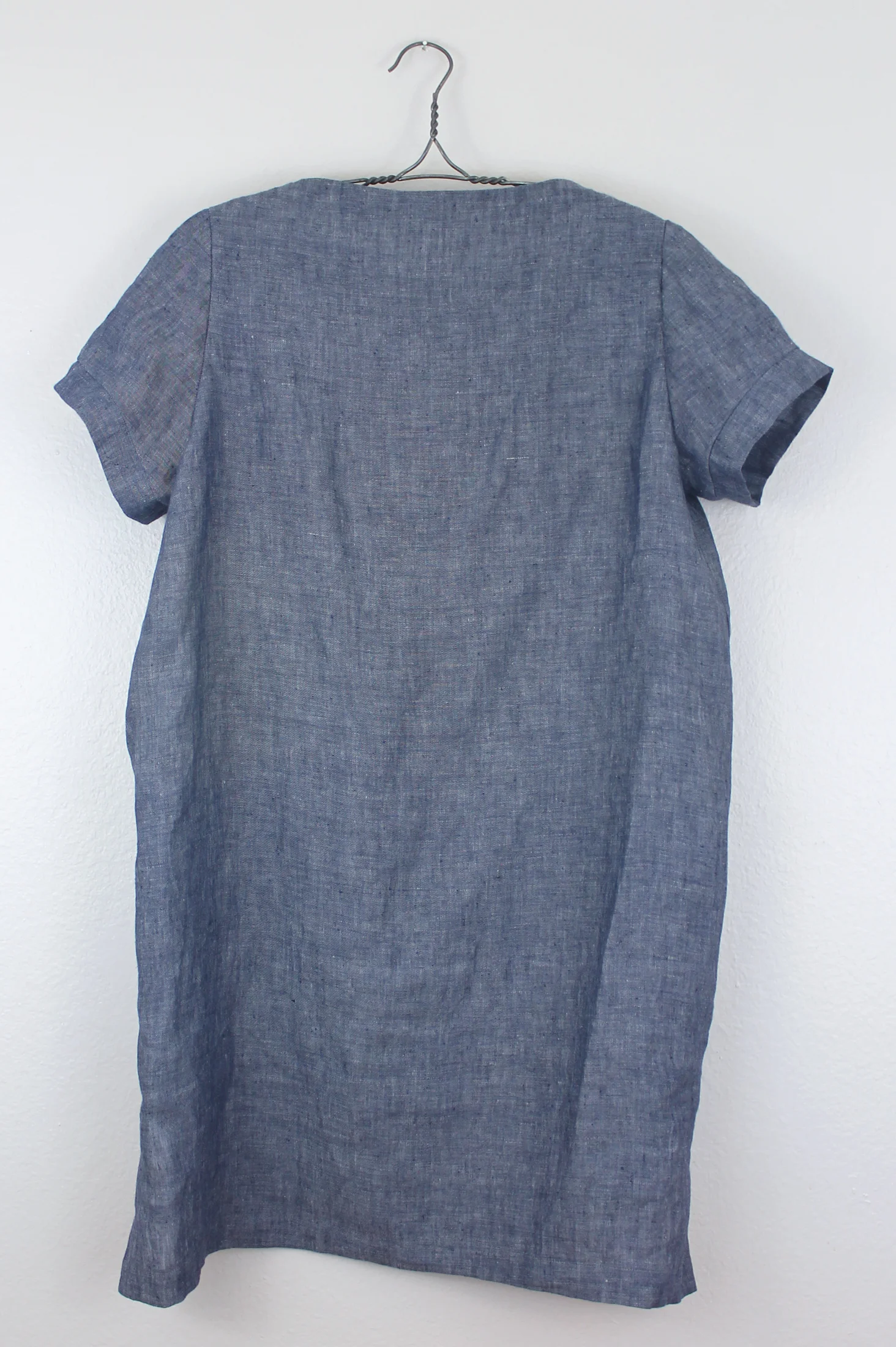 cocoon linen dress