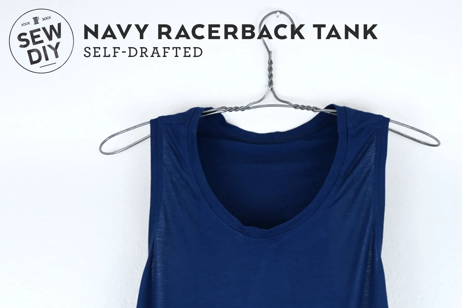 DIY Navy Racerback Tank