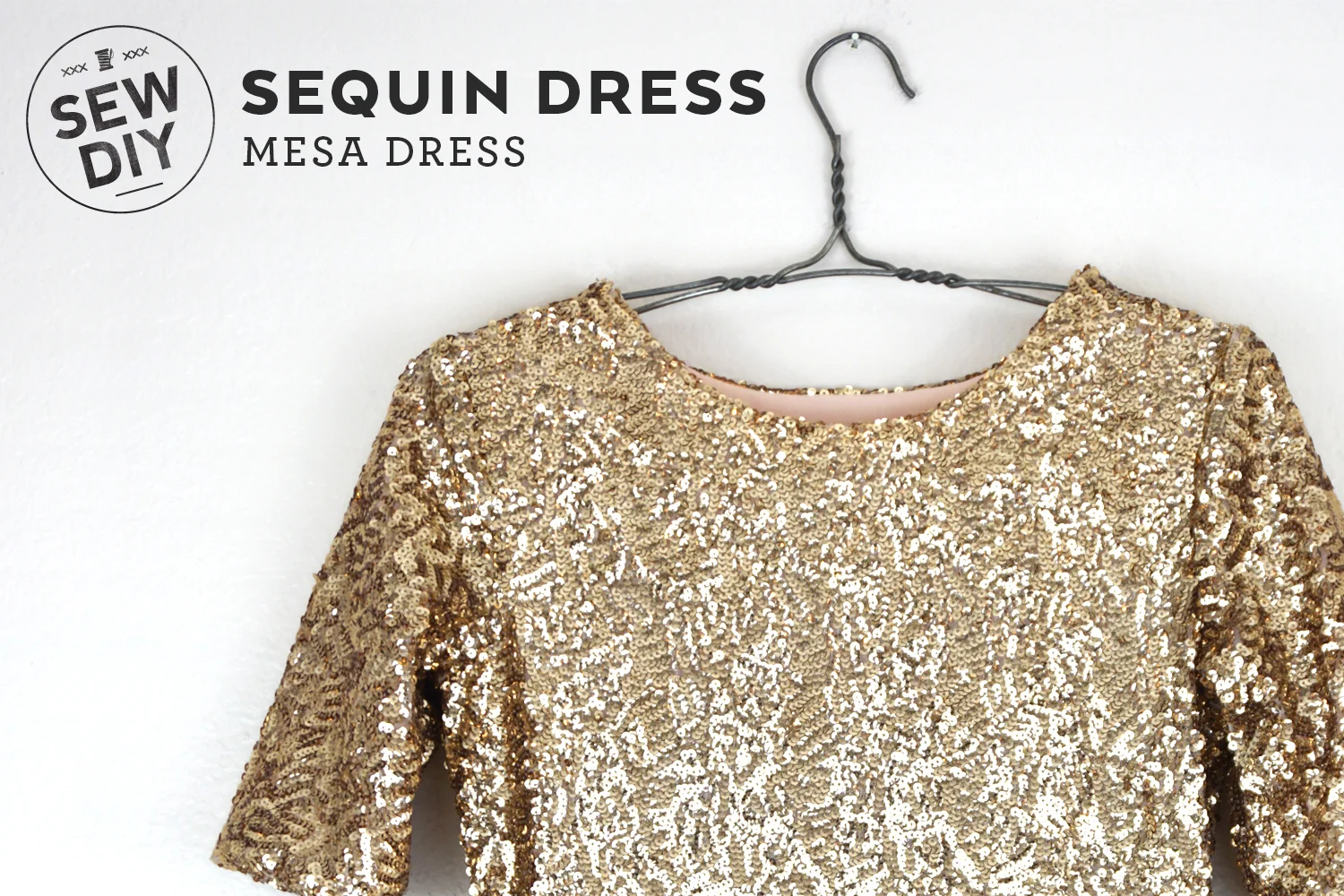 DIY Sequin Mesa Dress