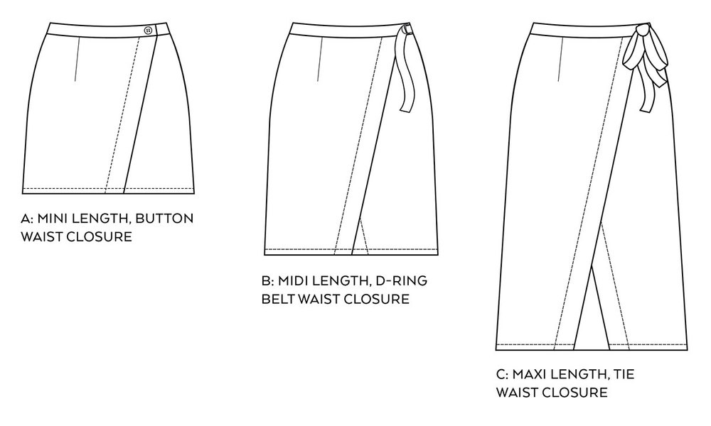 Pattern Launch! Nita Wrap Skirt Sew DIY