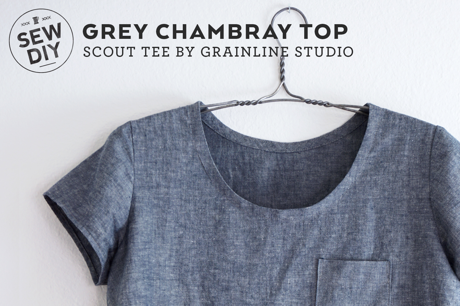 Add a flounce to your sleeves. Sewing tutorial. Another Scout Tee