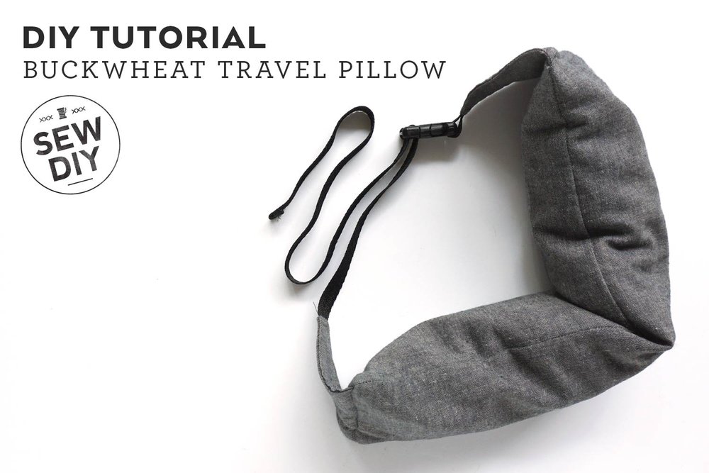 Diy Tutorial Buckwheat Travel Pillow Sew - Diy Travel Pillow Design