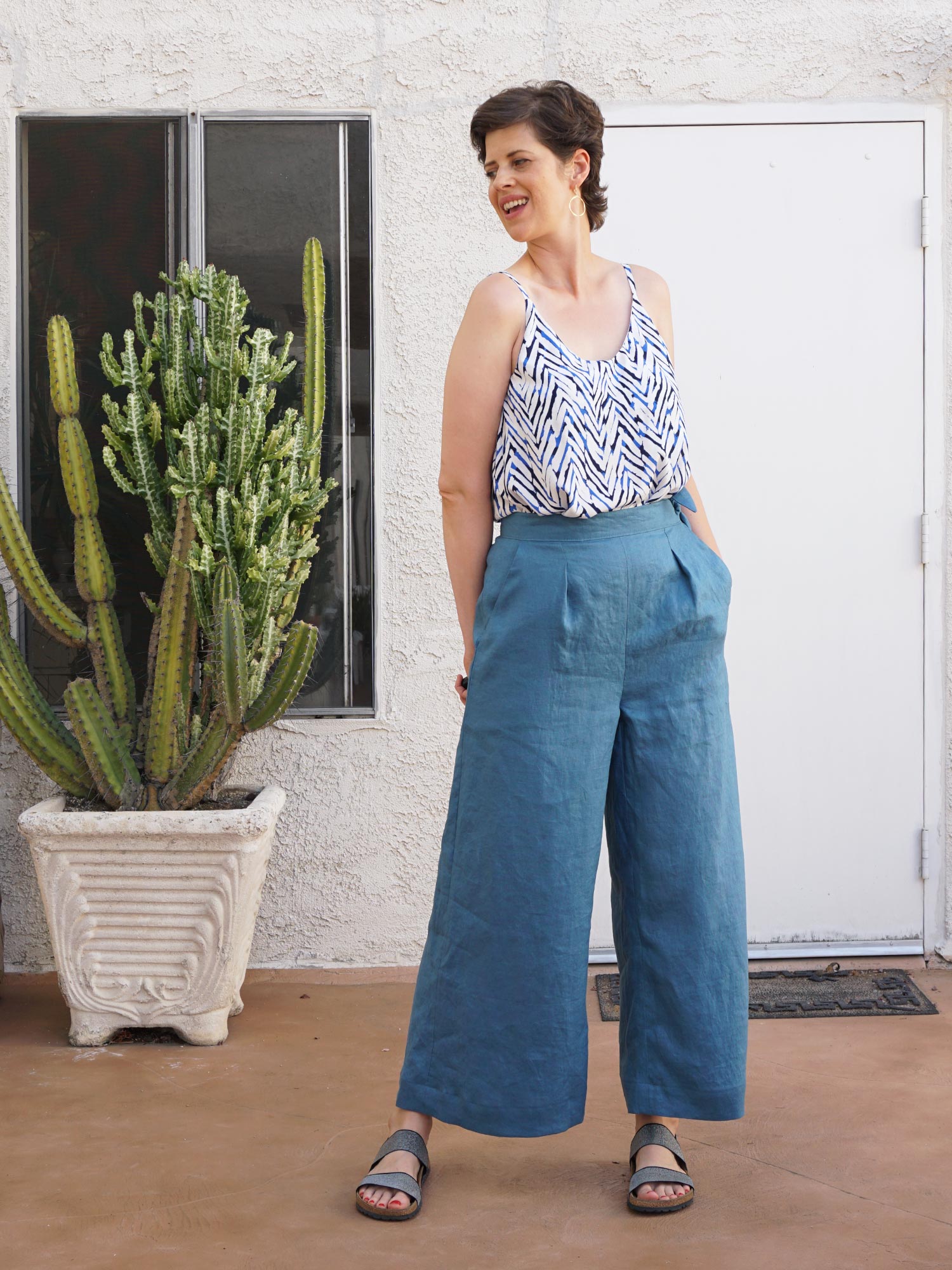DIY Ogden Cami and Flint Pants Outfit — Sew DIY