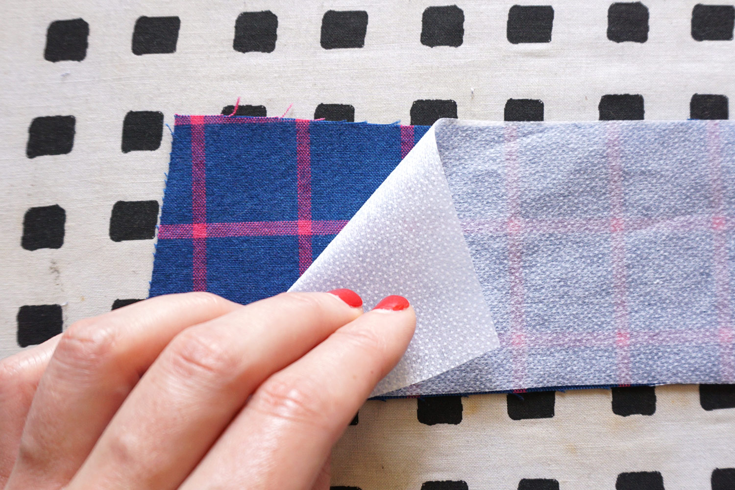 Steam or no Steam? How to apply fusible interfacing that won't peel off. 