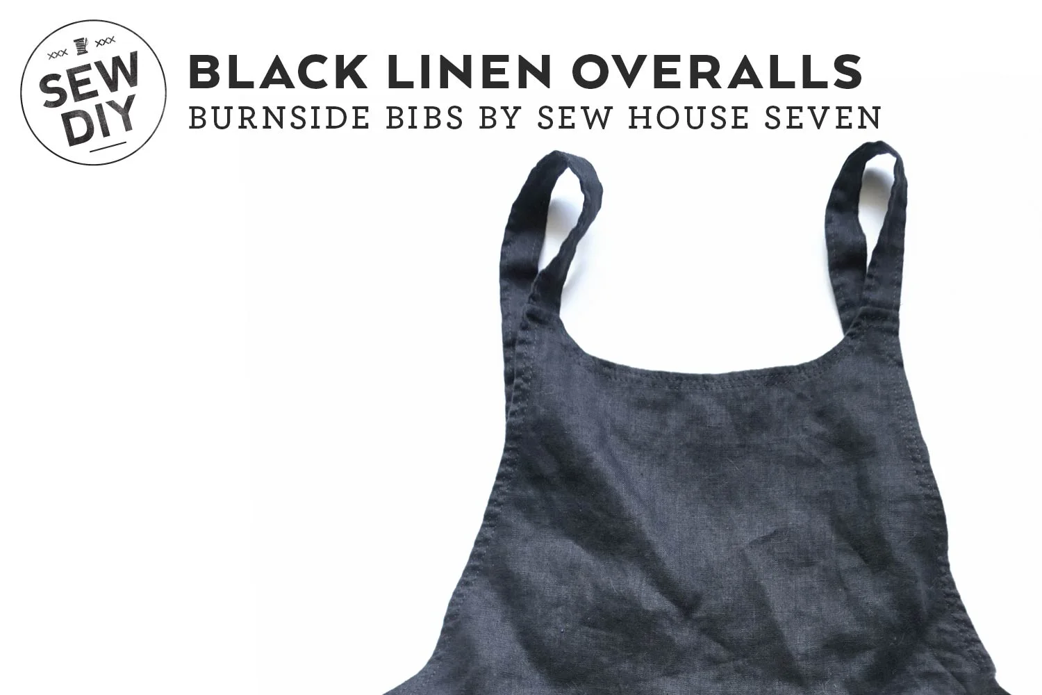 black linen overalls womens
