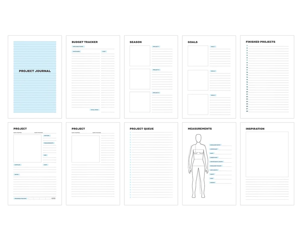Printable Sewing Planner PDF Download — Sew DIY printable-sewing-planner-pdf-download-sew-diy