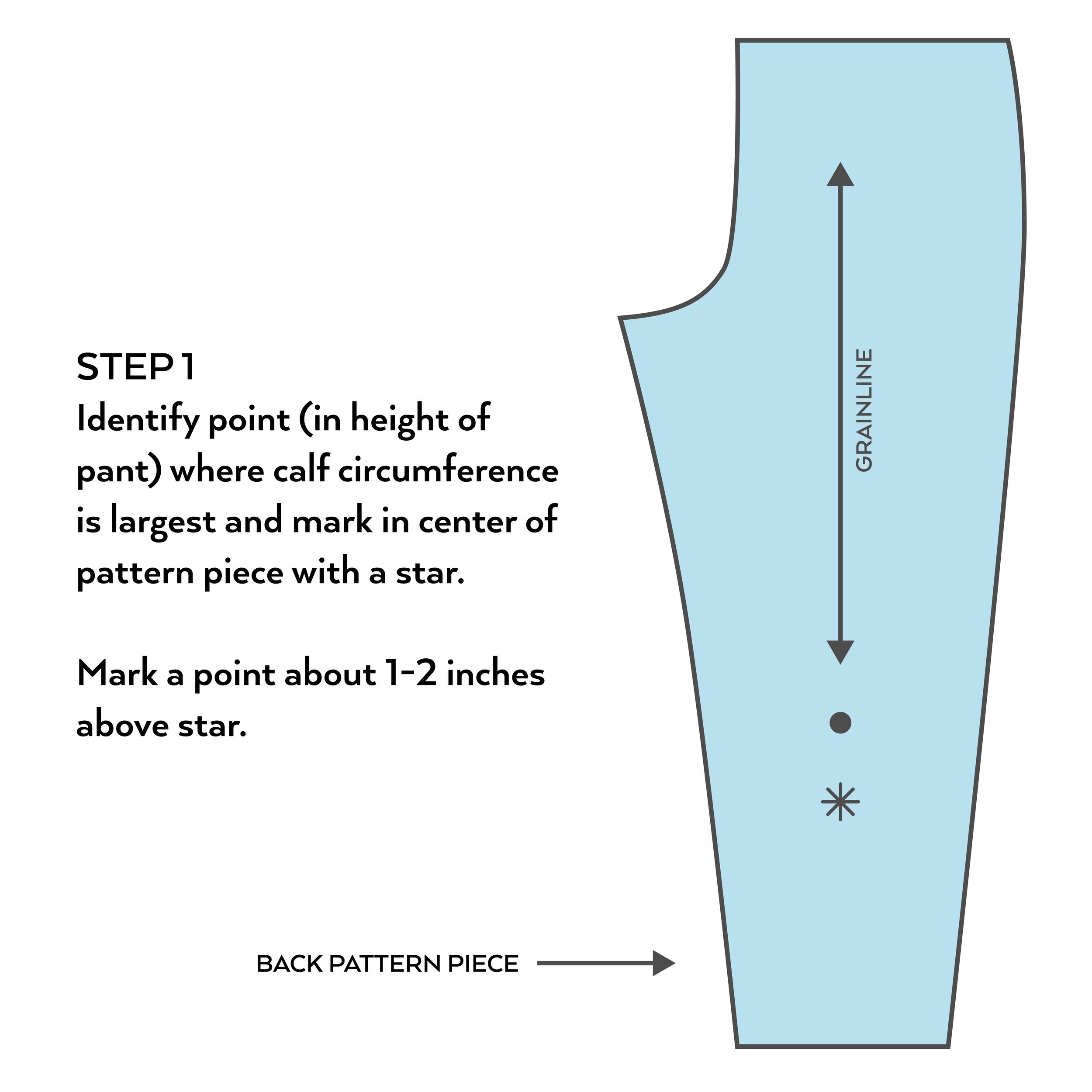 How to Make an Extended Calf Adjustment – Fitting a Sewing Pattern ...