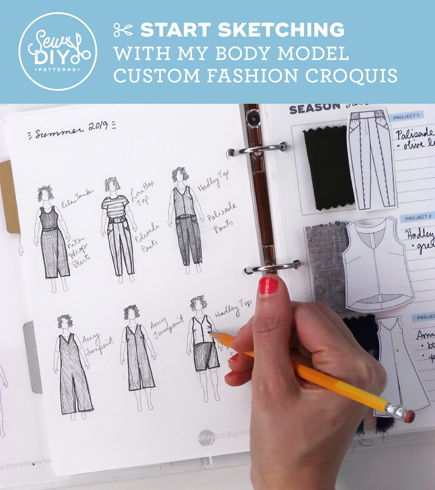 Start Sketching with My Body Model Custom Croquis — Sew DIY