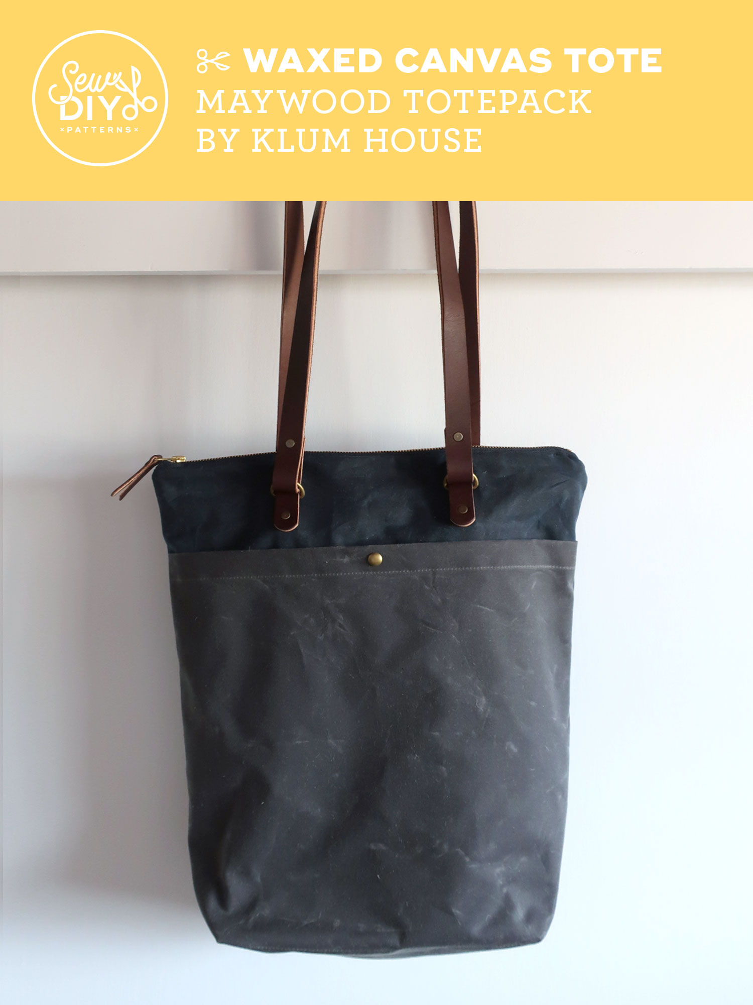 DIY Convertible Tote Backpack - Maywood Totepack by Klum House — Sew DIY