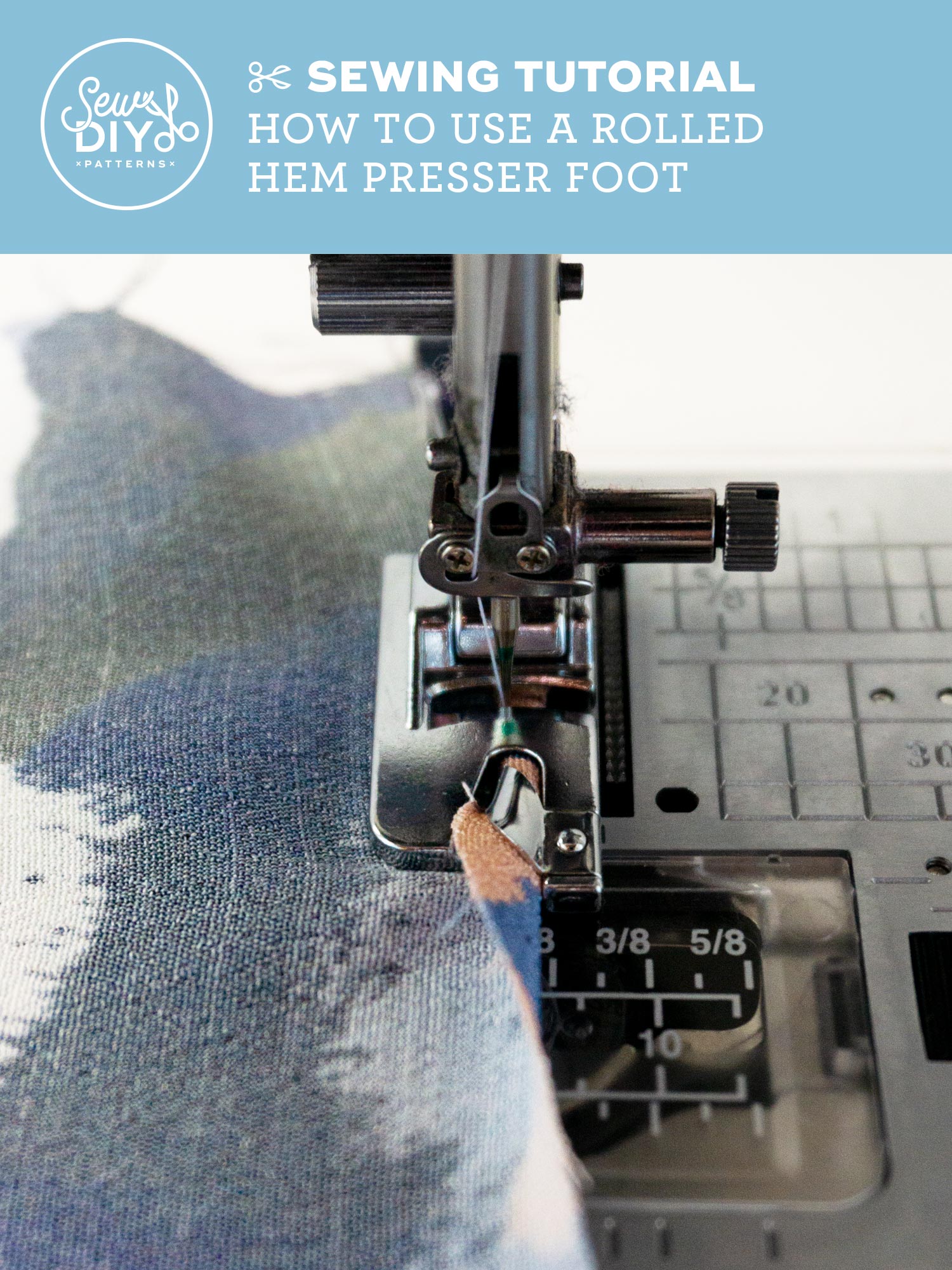 How to Use a Rolled Hem Presser Foot - VIDEO TUTORIAL — Sew DIY