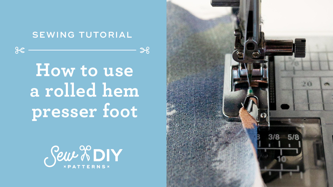How to use a Hemmer Foot  Sewing Machine Hemmer Feet (Updated