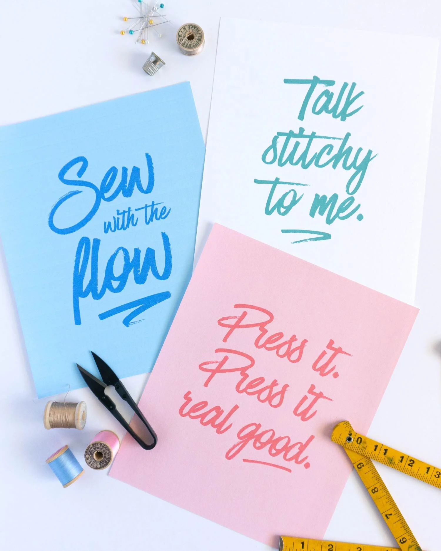 Printable Sewing Sewing Quote Posters PDFs — Sew DIY